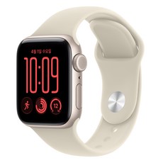 Apple 2026 애플워치 SE3 알루미늄 케이스, 스타라이트, 40mm, GPS+Cellular, 샌드, M/L