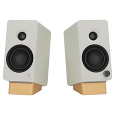 크리에이티브 Creative XF1 북쉘프타입 2 채널 스테레오 데스크탑 PC 블루투스 6.0 LDAC 지원 스피커, 화이트, MF1730 XF1 WHITE