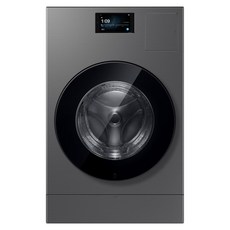 삼성전자 Bespoke AI 콤보 세탁기 25kg / 20kg 방문설치, 다크스틸, WD90H25AHS