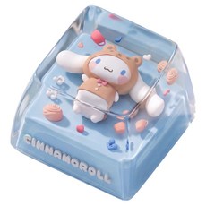 로이체 산리오 캐릭터즈 시즌2 포인트 커스텀 레진 키캡, CINNAMOROLL, SAN-RKC-E-CN, 제조사축
