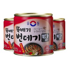 유동 뚝배기 번데기탕 얼큰한맛, 280g, 3개