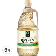 대상 청정원 양조식초, 1.8L, 6개