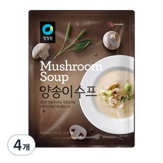 청정원 양송이수프, 1kg, 4개