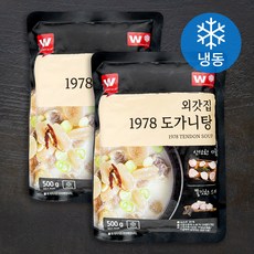 1978 외갓집 도가니탕 (냉동), 2개,