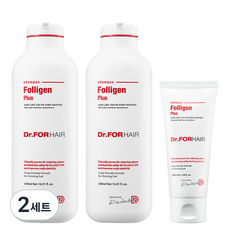 닥터포헤어 폴리젠 플러스 샴푸 500ml x 2p + 100ml, 2세트