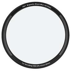 에이치앤와이 1 / 8 블랙 미스트 67~82mm 레보링 전용 클립온 카메라 필터