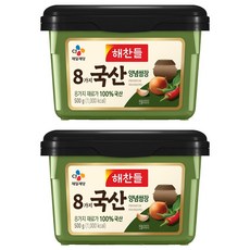 CJ Haechandle 8種韓國產調味包飯醬, 500g, 2個