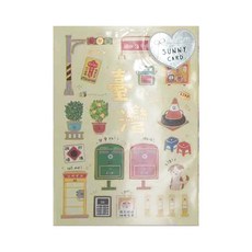 Sunny 三瑩文具 趣台灣燙金明信片 Set, 7張