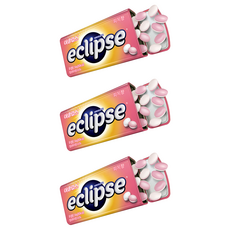 eclipse 易口舒 無糖薄荷錠 蜜桃口味, 34g, 3盒