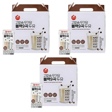 서울우유 고칼슘 무가당 블랙9곡 두유, 190ml, 48개 48개, 190ml