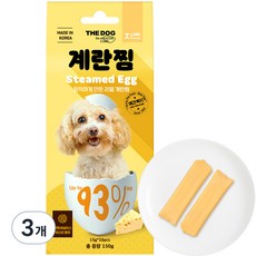 더독 강아지 계란찜 스틱 10p, 치즈, 150g, 3개