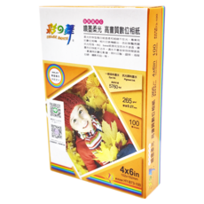 COLOR DANCE 彩之舞 噴墨RC柔光珍珠型高畫質防水相紙 4x6in 100張, 4 x 6