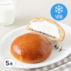 그림의빵 저당고단백 우유 크림빵 (냉동), 125g, 1개입, 5개 120g, 5개