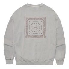 미니멀프로젝트 피그먼트 페이즐리 오버핏 맨투맨