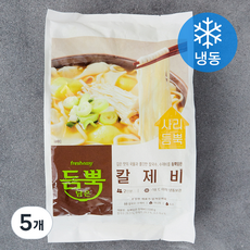 프레시지 듬뿍담은 칼제비 2인분 밀키트 (냉동), 530g, 5개
