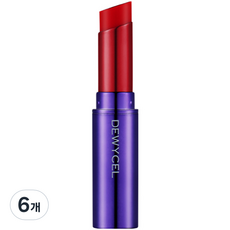  듀이셀 틴투어링 밤 4.5g, 퓨어레드, 6개 