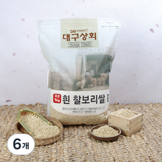 대구상회 2023년산 햇곡 국산 찰보리쌀, 1kg, 6개
