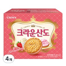 크라운산도 딸기, 161g, 4개