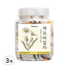이너블릭 캐모마일 차, 1.5g, 100개입, 3개