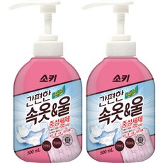 소키 간편한 속옷 울 중성세제 본품, 500ml, 2개