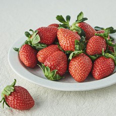 엄마는농부 김제 스마트팜 한단 설향 딸기 대과, 500g, 1개