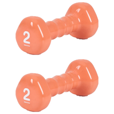 아이워너 PVC 삼각 아령, 2kg, 2개