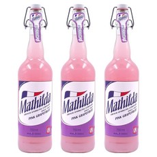 마틸다 스파클링 핑크자몽, 750ml, 3개 750ml, 4개