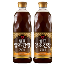 샘표 양조 간장 701, 860ml, 2개