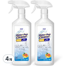 DASH 워터팝 물때 클리너, 750ml, 4개