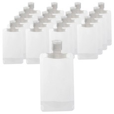 葉子小舖 旅行分裝袋 100ml 20入組 - 旅行收納 化妝品分裝 輕巧便攜, 單色, 20個