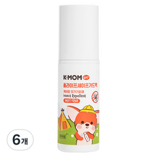 케이맘 유아용 이카리딘 모기기피제, 60ml, 6개
