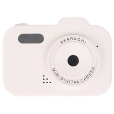 아카라치 어린이 디토 셀카 레트로 미니 디지털 카메라, 단일상품(퓨어화이트)
