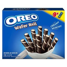 OREO 奧利奧捲心酥 香草口味, 奶油鬆脆, 淨重162公克, 162g, 1盒
