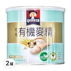 QUAKER 桂格 有機麥精 4個月以上適用, 300g, 2罐