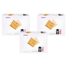 크라운 참 크래커, 280g, 3개