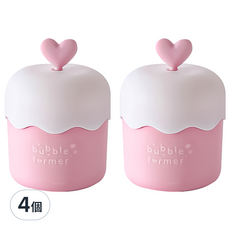 小麥購物 洗面乳起泡器 C600 84g, 4個, 白撞粉