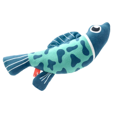 AmyCarol 貓草玩具魚仔系列 青斑魚 貓咪玩具 貓草玩具 紓壓玩具, 1個