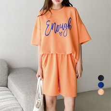 여성반팔상하세트