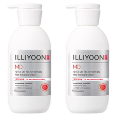 ILLIYOON 一理潤 Red-Itch無香型保濕護理霜, 330ml, 2瓶