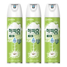 해피홈 에어로솔 수성 모기퇴치제 가든향, 3개, 500ml