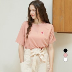 ELLE PARIS 여성용 찰랑 레이온 Eiffel 반팔 티셔츠 LLEPARIS 여성용 찰랑 레이온 Eiffel 반팔 티셔츠