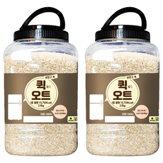 냉장고쏙 퀵 롤드 오트, 2.5kg, 2개