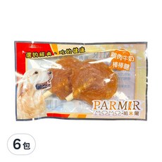 PARMIR 帕米爾 雞肉牛奶棒棒糖 犬用, 低脂無鹽, 含Oligo寡糖, 6包