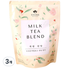 티바인 프리미엄 블랜드 홍차 홈카페 수제밀크티, 500g, 1개입, 3개