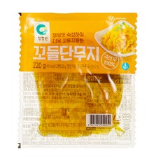 청정원 꼬들단무지, 220g, 1개 - 이미지 4