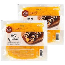 뿌리원 쫄깃 단무지, 1kg, 2개