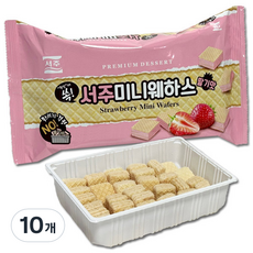 서주 미니웨하스 딸기맛, 70g, 10개