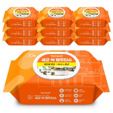 탐사 세균 싹 행주티슈 99.9% 항균, 10세트, 70매, 60g