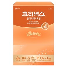 Kleenex 舒潔 3層乳液美容紙巾, 150張, 3盒