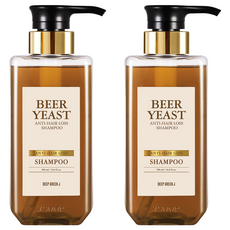 딥그린제이 맥주효모 탈모 증상 완화 샴푸, 500ml, 2개 500ml, 2개